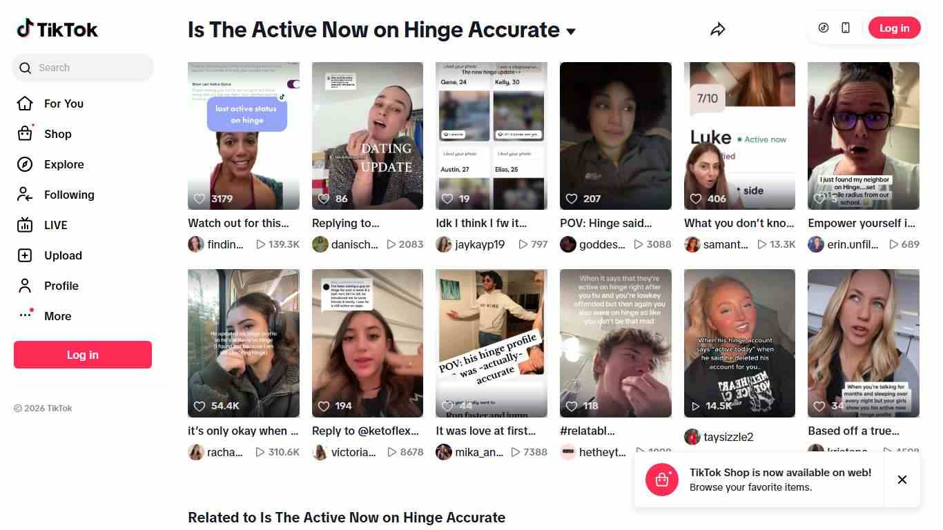 Is The Active Now on Hinge Accurate | TikTok