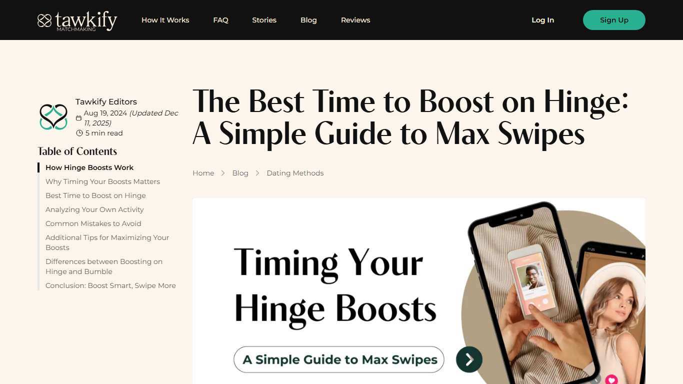 The Best Time to Boost on Hinge: A Simple Guide to Max Swipes | Blog | Tawkify
