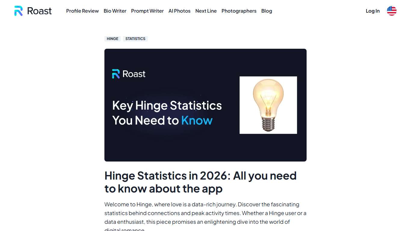 Hinge Statistics in 2026: All you need to know about the app - ROAST